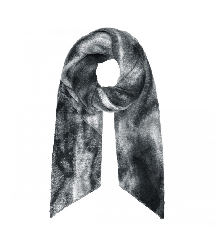 Traditie Voldoen een vergoeding zwarte sjaal met gekleurde werveling patroon | Sieradenvoorhaar