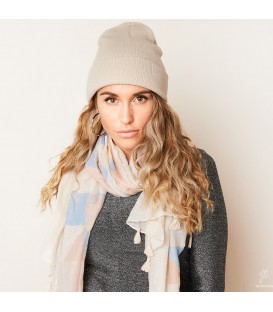 Mooie beige wintermuts (beanie)