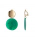 Elegante Groene Oorclips - Must-Have Fashion Accessoire