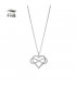 Zilveren Hart Ketting - Elegante Korte Halsketting Online