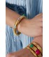 Goudkleurige Armband met Kleurstenen - Trendy Accessoire