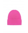 Fuchsia roze warme beanie