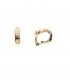 Rose gold half ronde oorclips